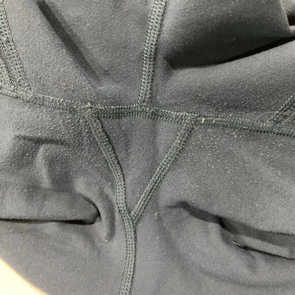 LULULEMON Wunder Under Tech Mesh Leggings 6 Teal Sheer Cutout Athleisure HR Yoga - Picture 6 of 12